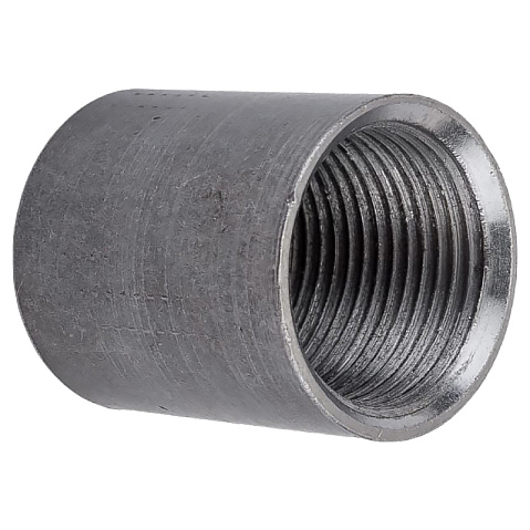 Муфта стальная DN 25 PN 16 оцинкованная без фаски