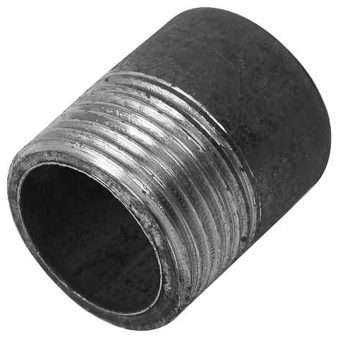 Резьба стальная правая DN 25 из ВГП труб L= 38 мм