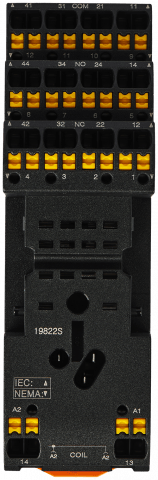 Розетка с push in клеммами для реле RP4.34 и модуля PM8, 10А, Релеон, S4.P4 3 s4.p4 3